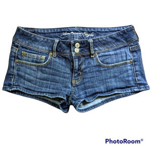 American Eagle denim short shorts size 6